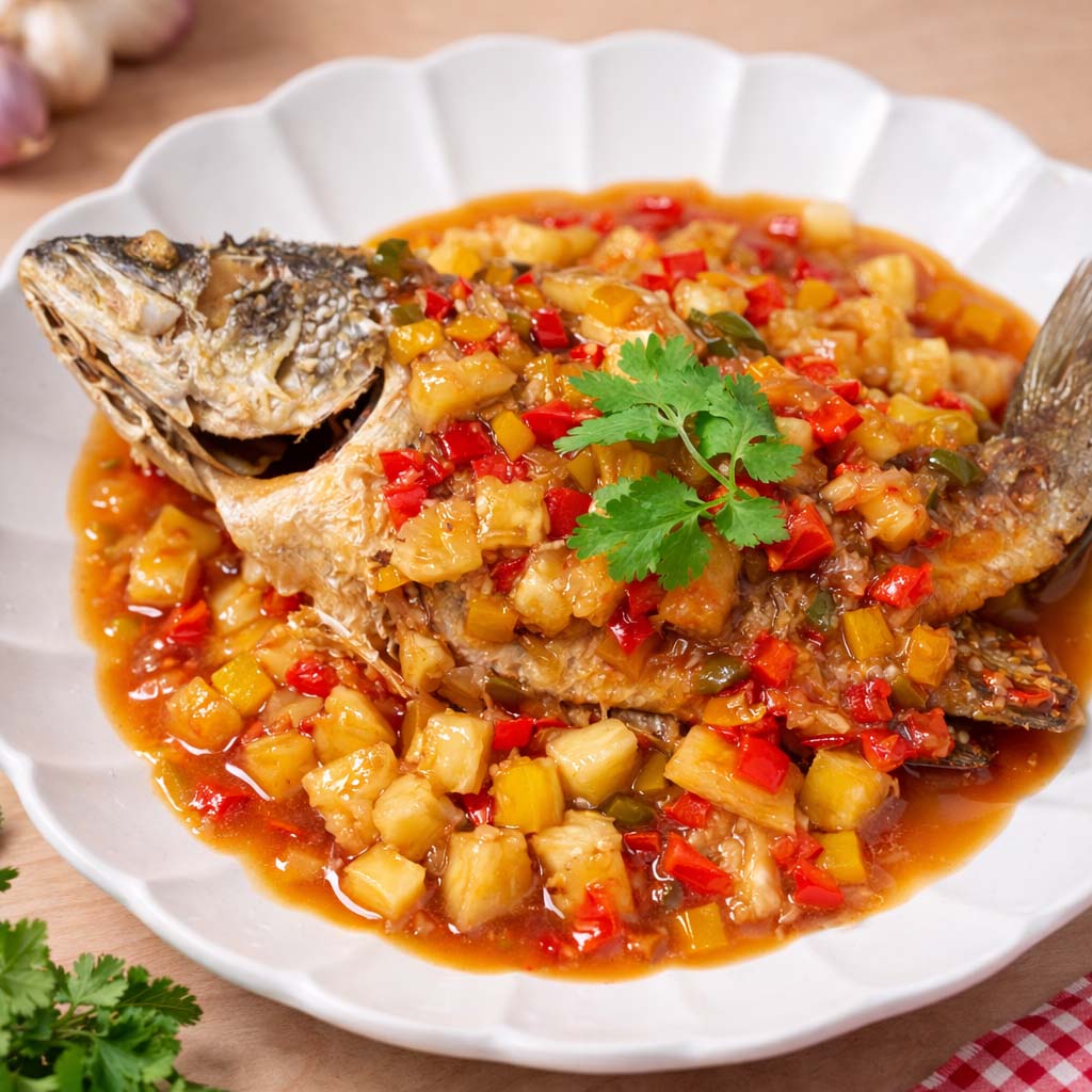 ปลากระพงสามรส